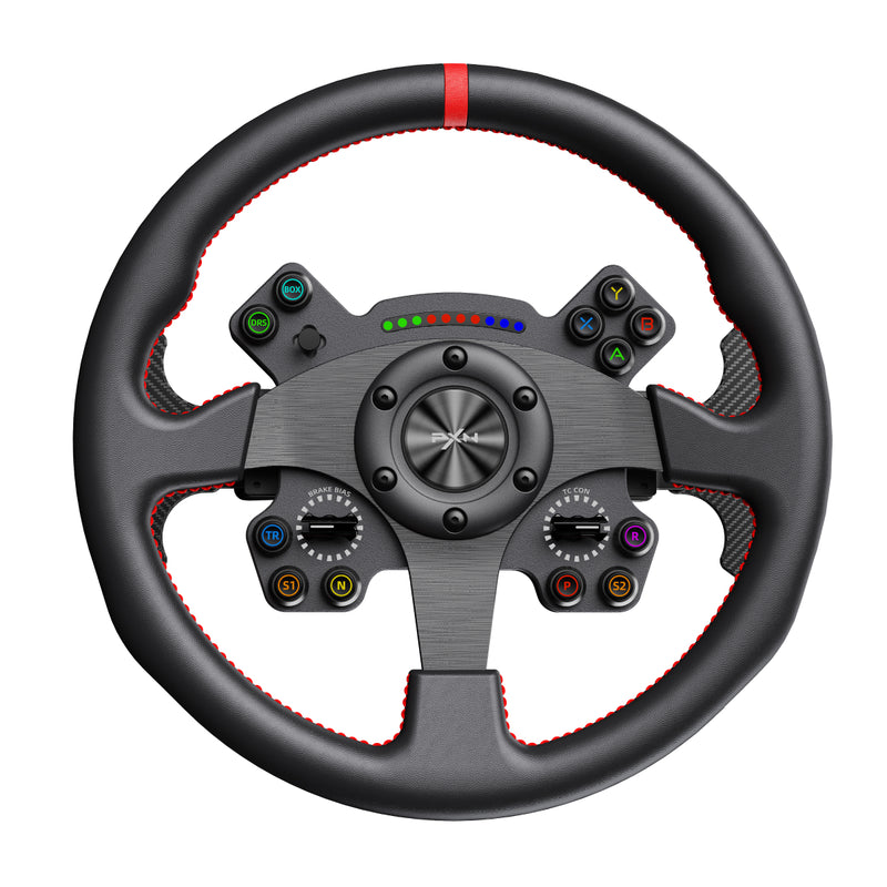 Kit Simulador de Corrida PXN VD10 Direct Drive  + Volante WCSR2 + Pedais Acelerador e Freio + Embreagem